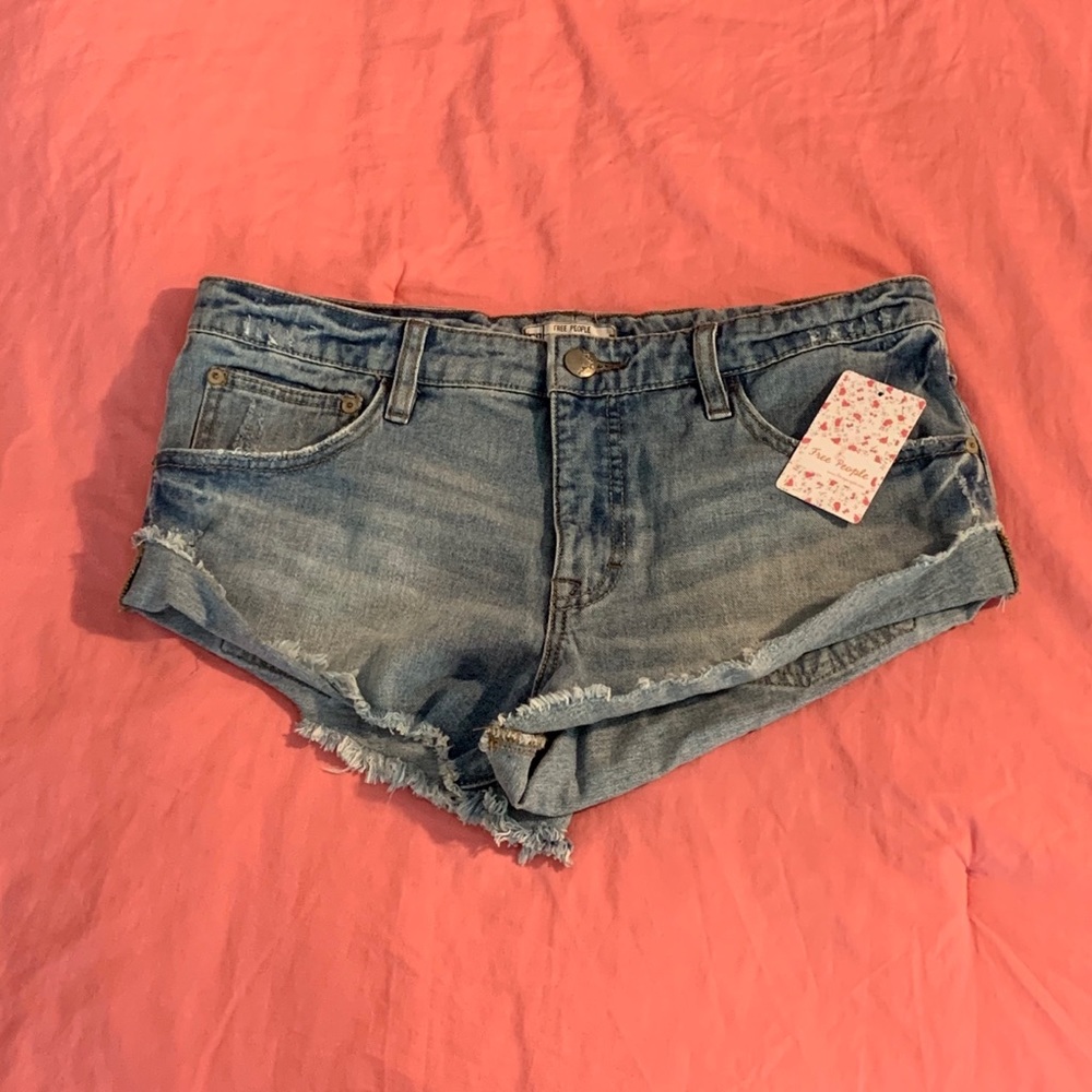 Free People Jean Shorts